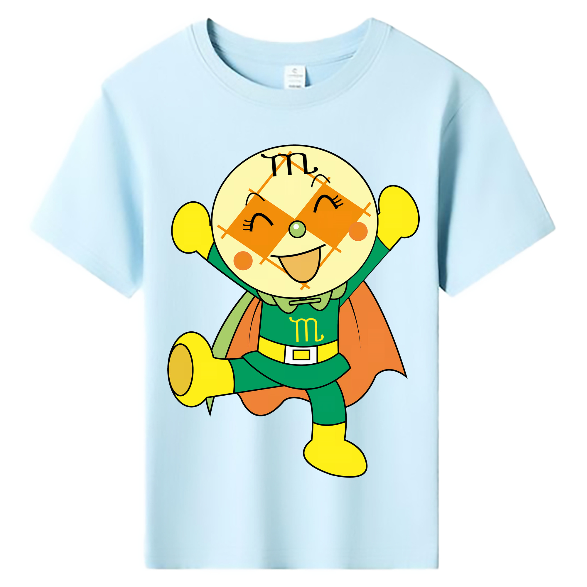 （画像用） アンパンマン Anpanman 綿100％キッズTシャツ（フロントプリント）